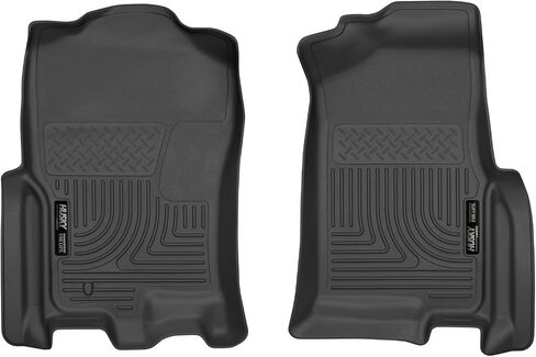 Husky Liners Weatherbeater Floor Mats | Fits 2007 - 2010 Ford Expedition & Lincoln Navigator | Front Row, 2-pc Black - 18391 in Saudi Arabia