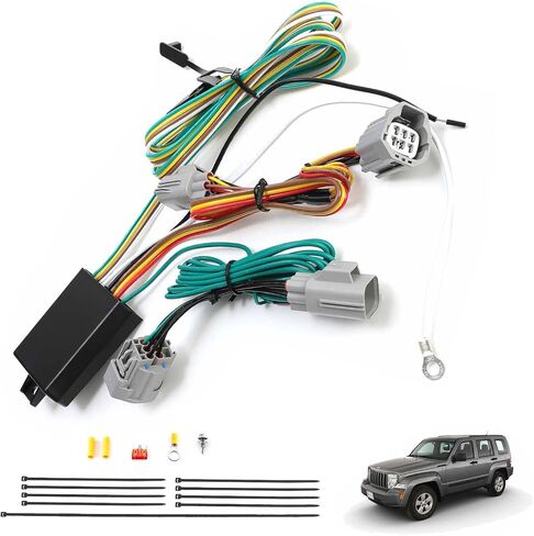SUNPIE Trailer Wiring Harness Compatible with Ford Explorer(2020-2025), Ford Taurus(2010-2019) and Lincoln MKS(2013-2016), 56093 Custom 4 Pin Trailer Hitch Wiring Towing Harness Kit in Saudi Arabia