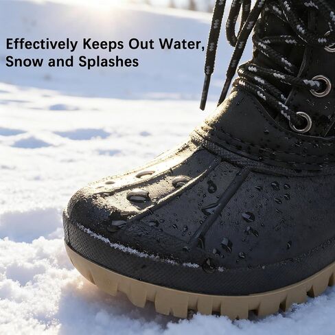 Boys Girls Winter Snow Boots Waterproof Anti-slip Warm Lining Shoes (Toddler/Little Kid/Big Kid) in Saudi Arabia