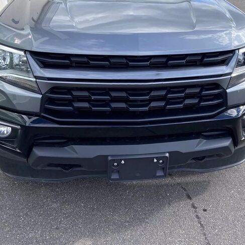 Front Bumper License Plate Frame Bracket Tag Holder Fits for Chevrolet Colorado 2021 2022 Replace 84461476 GM1068213 in Saudi Arabia