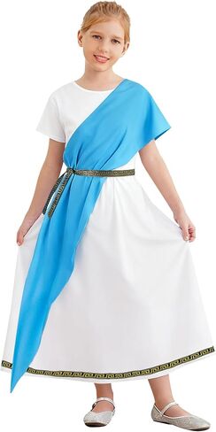 Daddy's New Fishing Buddy Greek Toga costume Goddess Children Halloween Roman Couple Party Costume Ancient Greek in Kuwait