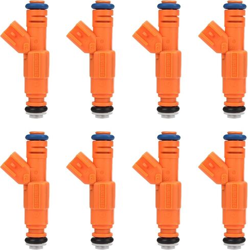 حاقن الوقود يناسب فورد كراون فيكتوريا F250 F350 F450 F550 Super Duty E350 E450 E550، لينكولن تاون كار، ميركوري جراند ماركيز 4.6 6.8L 2003-2004 استبدال 0280155917 CM5138 4 فتحات مجموعة من 8 in Saudi Arabia