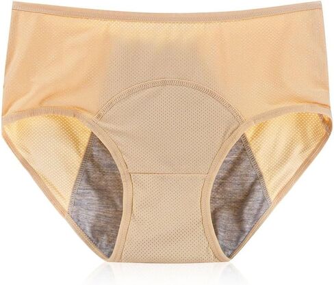 Women's High Waisted Plus Size Underwear, Breathable Mesh Briefs, Multi-Color Packs in Saudi Arabia