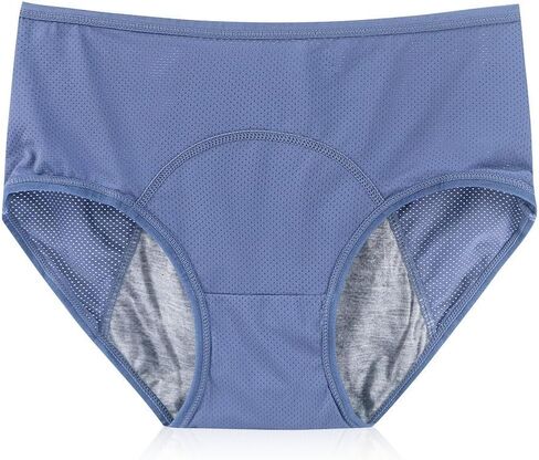 Women's High Waisted Plus Size Underwear, Breathable Mesh Briefs, Multi-Color Packs in Saudi Arabia