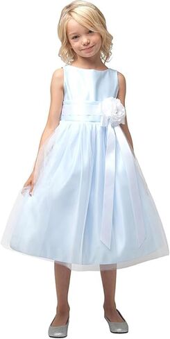 iGirlDress White Flower Girl First Communion Pageant Wedding Birthday Dress in Saudi Arabia