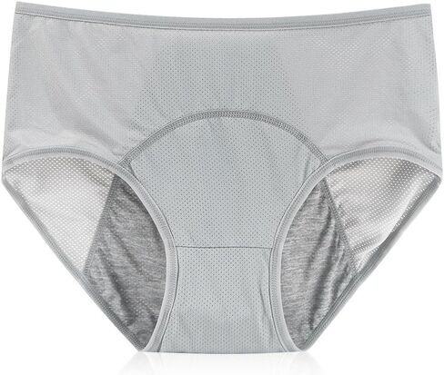 Women's High Waisted Plus Size Underwear, Breathable Mesh Briefs, Multi-Color Packs in Saudi Arabia