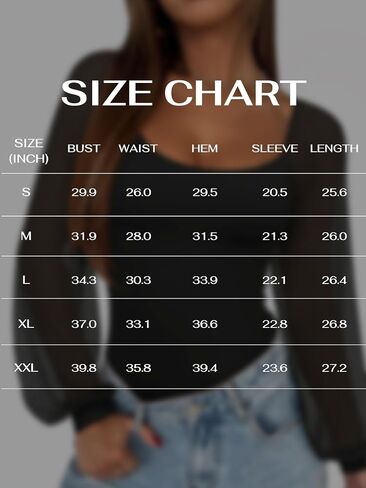 REORIA Women's Casual Mesh Long Sleeve Polka Dot Square Neck Tops Trendy Cute Dressy Slim Fit Going Out T-Shirts in Saudi Arabia