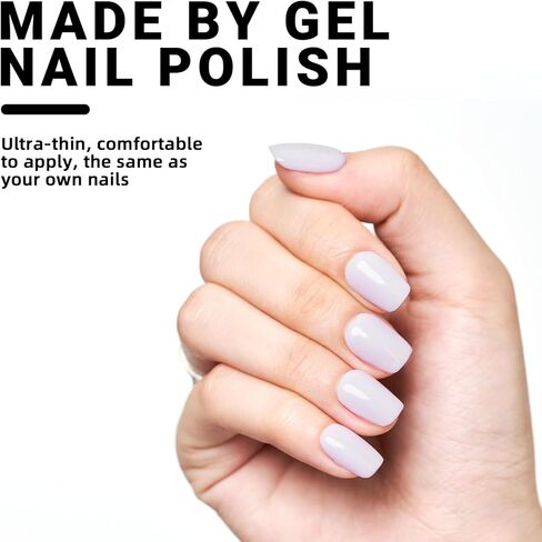 بني داكن، اضغط على الأظافر القصيرة، أظافر صناعية مربعة مصنوعة يدويًا في الخريف قابلة لإعادة الاستخدام، تناسب الغراء اللامع تمامًا على الأظافر في 12 مقاسًا - 24 قطعة من الجل الناعم على مجموعة الأظافر للنساء in Kuwait