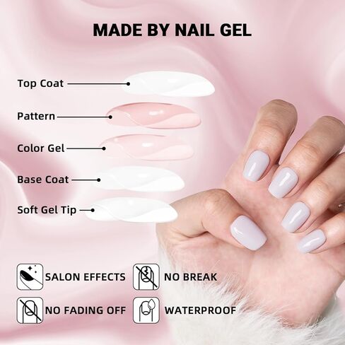 بني داكن، اضغط على الأظافر القصيرة، أظافر صناعية مربعة مصنوعة يدويًا في الخريف قابلة لإعادة الاستخدام، تناسب الغراء اللامع تمامًا على الأظافر في 12 مقاسًا - 24 قطعة من الجل الناعم على مجموعة الأظافر للنساء in Kuwait