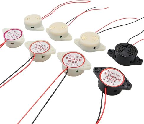 3015 Intermittent Beep High-Decibel DC 3-24V 12V Electronic Buzzer Beep Alarm 98DB Car Van SFM-27 Dimension 30 * 15MM in Saudi Arabia