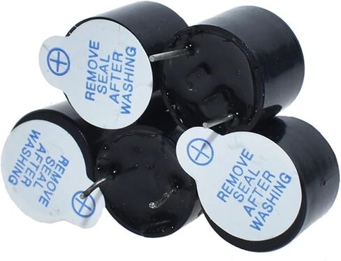 Big 5V Active Buzzer Magnetic Long Continous Beep Tone Alarm Ringer 12mm Active Piezo Buzzers Fit for Computers Printers in Saudi Arabia