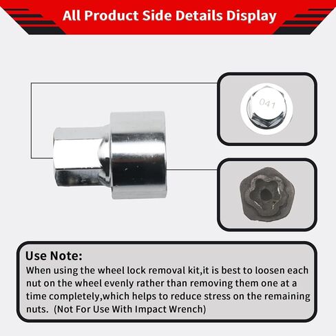 20 قطعة مفتاح قفل العجلة مجموعة أدوات إزالة الصواميل مكافحة سرقة المسمار صامولة عروة مجموعة مقابس يناسب BMW 1 3 4 5 6 7 سلسلة in Kuwait