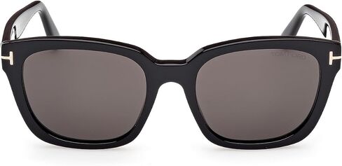 Tom Ford Haylay Smoke Square Ladies Sunglasses FT1216 01A 53 in Saudi Arabia