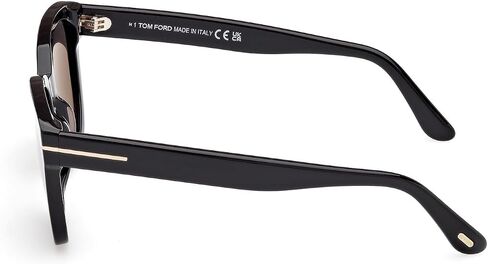 Tom Ford Haylay Smoke Square Ladies Sunglasses FT1216 01A 53 in Saudi Arabia