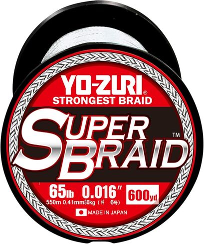 Yo-Zuri Superbraid 600 yd Floating Braid, White, 65 lb in Saudi Arabia