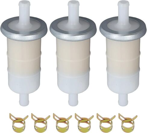 49019-1055 Fuel Filter Fits for Kawasaki Mule 610 600 2510 3010 Motorcycle ATV FD501D FD501V FD590V FD611V FD620D FD661D FD671D FD711D FD750D FD791D FD851D Replaces # 49019-0032 8mm (3PCS) in Saudi Arabia