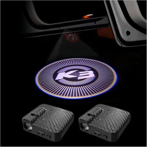 قطعتان من مصابيح جهاز عرض ضوء باب السيارة متوافقة مع ضوء ترحيب باب السيارة K5 وإكسسوارات السيارة وأضواء جهاز عرض الباب. (YBD-K5) in Kuwait