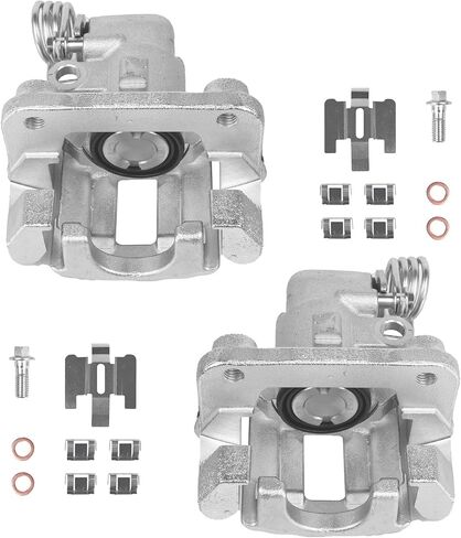 Autoround 18B4825 18B4824 مكابح الفرامل الخلفية مع دعامة مناسبة لـ 1999-2004 Ford Mustang، كلا جانب السائق والراكب in Saudi Arabia
