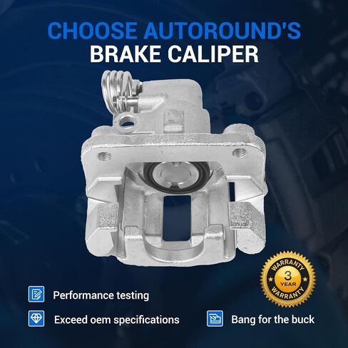 Autoround 18B4825 18B4824 مكابح الفرامل الخلفية مع دعامة مناسبة لـ 1999-2004 Ford Mustang، كلا جانب السائق والراكب in Saudi Arabia