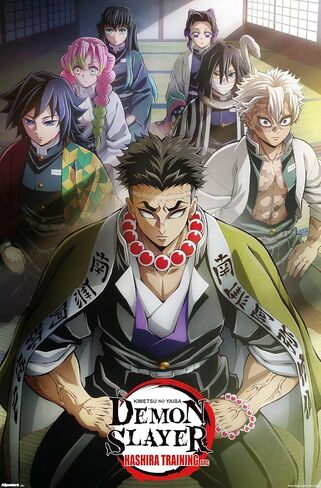 Trends International Demon Slayer: Hashira Training - Key Art 1 Wall Poster, 34L x 22.4W, Unframed Version in Saudi Arabia