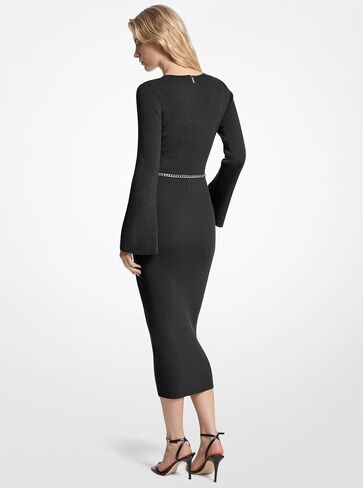 Michael Kors Women's Bell Sleeve Merino Wool Dress in Saudi Arabia