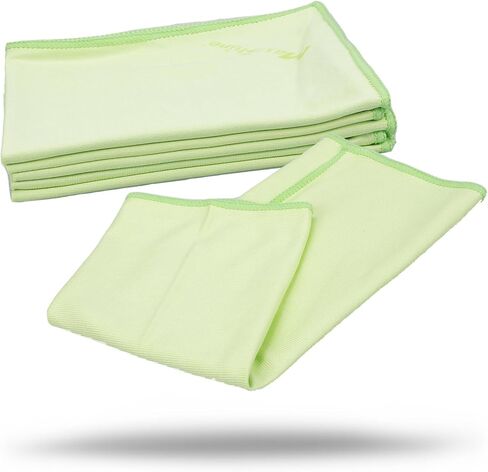 Maxshine 5 Pack Glass Cleaning Microfiber Towel (300GSM) - 16"x16" (40x40cm) - Professional Streak-Free Microfiber Towels for Glass Cleaning in Saudi Arabia