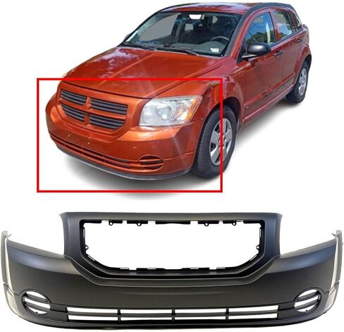 FitParts متوافق مع غطاء المصد الأمامي 2007-2012 دودج كاليبر SE SXT Express Heat Mainstreet Rush Hatchback 07-12. جديدة ومعدة وجاهزة للطلاء. CH1000871 5183407AE 2008 2009 2010 2011 in Saudi Arabia