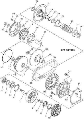 Wet Clutch Fits Yamaha Grizzly Kodiak Wolverine 700 (2015-2023) in Saudi Arabia