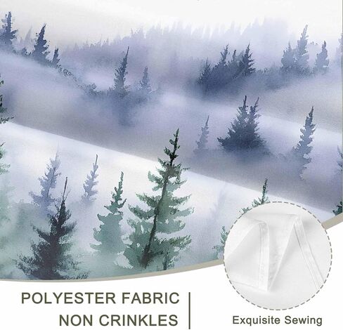 Tapestry Wall Hanging Watercolor Fog Forest Scenery Nature Room Decor Tapestries for Bedroom Living Room College Dorm Aesthetic Large 59x79 Inch in Saudi Arabia