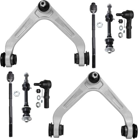 Detroit Axle - 2WD Front End Suspension Kit for 2003-2006 Dodge Ram 2500 3500, 2 Upper Control Arms w/Ball Joints, 2 Sway Bar End Links, 4 Inner & Outer Tie Rods 2004 2005 Replacement - 8pc Set in Saudi Arabia