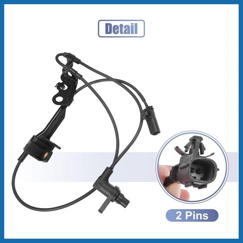 1 زوج الجبهة اليسرى اليمنى ABS عجلة السرعة الاستشعار No.89542-12100/89543-12100 لتويوتا كورولا 2009-2013 استبدال العنصر in Saudi Arabia