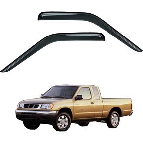 4pc Sun Rain Guards Window Visor Wind Deflector Compatible with Chevy Malibu 2013-2015 Smoke,No Maxx Hatchback Model 94362 in Kuwait