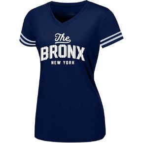 Womens New York V-Neck T-Shirts Navy & White for Womens Gift S-3XL in Kuwait