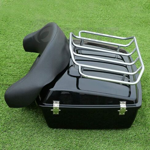 TCMT Chopped Motorcycle Trunk Backrest Pad Luggage Rack 2 Up Mount Rack Fit For Harley Touring 2009-2013 Road King Road Street Electra Glide Pack in Saudi Arabia