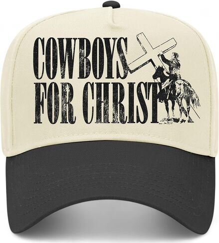 Cowboys for Christ Vintage Trucker Hat | Premium Adjustable Snapback Baseball Hat for Men & Women in Saudi Arabia
