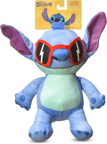 Lilo and Stitch Bow Wow Luau Plush Dog Toy, – Squeaker & Crinkle Sound – Cute Dog Toy for Disney Fans, 9 Inch in Saudi Arabia