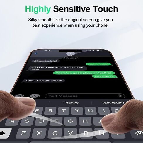 2 Pack for iPhone 16 Pro Max Privacy Screen Protector Tempered Glass for iPhone16ProMax 6.9inch Anti-Spy Private Glass Film Anti-Blue Light No Bubble Anti-Scratch Full Coverage Gradient Green in Saudi Arabia