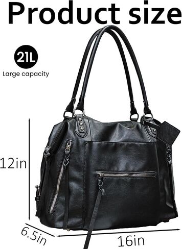 حقيبة حمل المرأة المجانية حقيبة الحمل مع حقائب اليد من الجلد الكبير نساء نباتي مع حزام قابل للتعديل in Kuwait