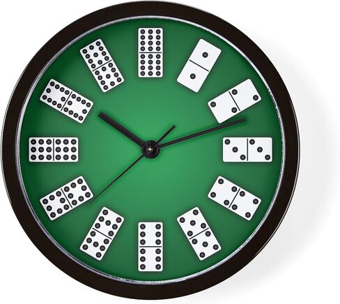 CafePress Kurius Domino 10" Wall Clock for Livingroom, Kitchen, or Office in Saudi Arabia