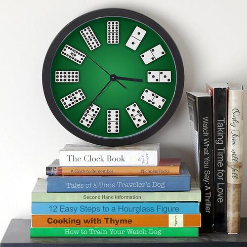 CafePress Kurius Domino 10" Wall Clock for Livingroom, Kitchen, or Office in Saudi Arabia