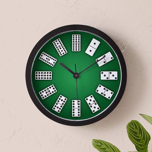 CafePress Kurius Domino 10" Wall Clock for Livingroom, Kitchen, or Office in Saudi Arabia