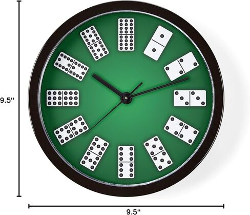 CafePress Kurius Domino 10" Wall Clock for Livingroom, Kitchen, or Office in Saudi Arabia