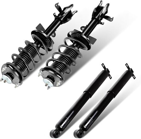 SCITOO Front Complete Struts Spring Assembly Rear Shocks Struts Fits 2011-2015 for Honda Odyssey 11907 349105 - Set of 4 in Saudi Arabia