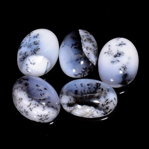 2 PCS, 14X10 MM, AURA GEMS Natural Bumble Bee Jasper, Cabochon, Oval Shape, Jewelry Making Stone Supply, Chakra Energy Healing Gemstone, Real Crystal, Birthstone, Wholesale deal in Saudi Arabia