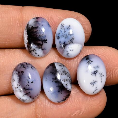2 PCS, 14X10 MM, AURA GEMS Natural Bumble Bee Jasper, Cabochon, Oval Shape, Jewelry Making Stone Supply, Chakra Energy Healing Gemstone, Real Crystal, Birthstone, Wholesale deal in Saudi Arabia
