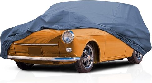 غطاء سيارة من سلسلة DaShield Ultimum لسيارة Volkswagen Squareback 1967-1972 Hatchback VW 1500 1600 حماية من جميع الأحوال الجوية شبه مخصصة تغطية كاملة للغبار والشمس والثلج والمطر وحماية البرد في الأماكن المغلقة والخارجية in Saudi Arabia