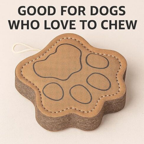 لعبة مضغ من جلد الغزال الطبيعي للكلاب البالغة والجراء | قوية ومتينة وممتعة | لعبة مضغ تفاعلية للحيوانات الأليفة (على شكل بومة) in Kuwait