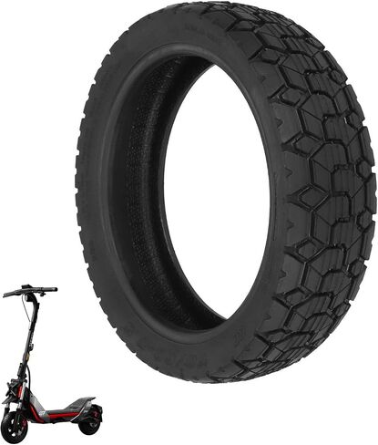 إطار بدون أنبوب مقاس 11 بوصة 70/60-7.5 لملحقات Segway Ninebot MAX G3/ZT3/ZT3 Pro Kicscooter، إطار مطاطي عالي التحمل مقاوم للانفجار، استبدال العجلة الأمامية الخلفية، عبوة واحدة in Kuwait