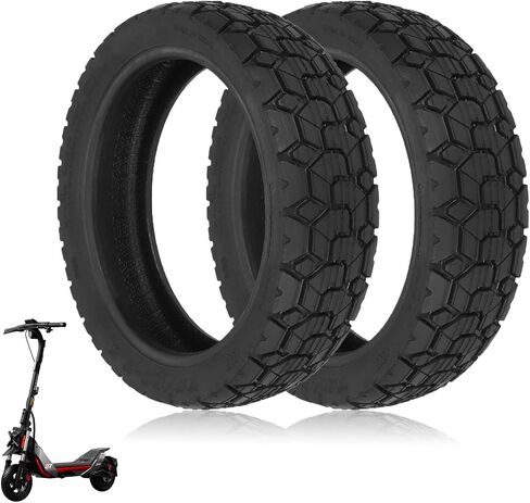 إطار بدون أنبوب مقاس 11 بوصة 70/60-7.5 لملحقات Segway Ninebot MAX G3/ZT3/ZT3 Pro Kicscooter، إطار مطاطي عالي التحمل مقاوم للانفجار، استبدال العجلة الأمامية الخلفية، عبوة واحدة in Kuwait