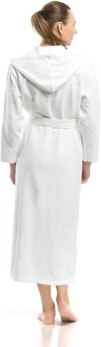Plush Necessities Hooded Waffle Terry Robe in Saudi Arabia